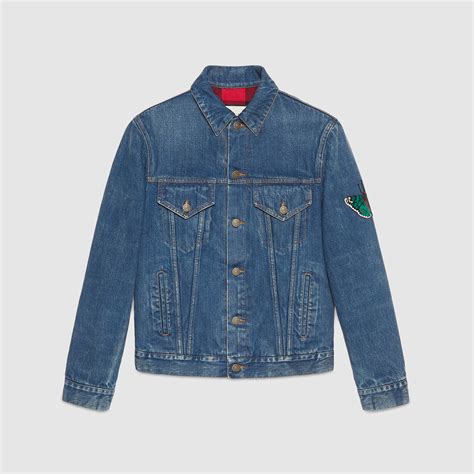 gucci denim jacket men large.